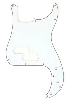Paxphil M18 P-Bass Pickguard (White)