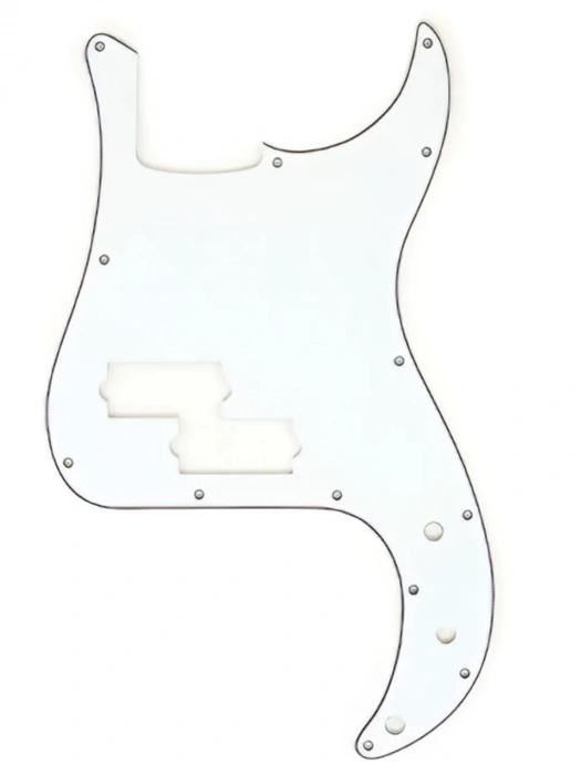 Пікгард панель Пікгард панель Paxphil M18 P-Bass Pickguard (White)
