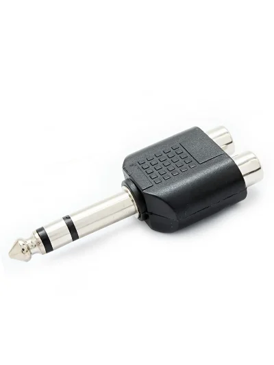 Перехідник SoundKing CC311 2xRCA Female - 1/4" Jack TRS Male