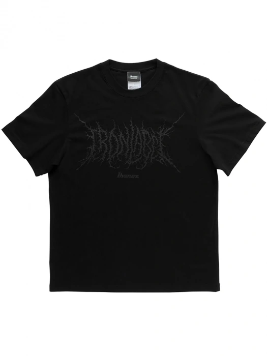 Ibanez IBAT011XL T-Shirt Iron Label Black XL Size