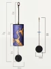 Hluru Purple Crystal Secret 9 Notes Wind Chime Pur.9-2