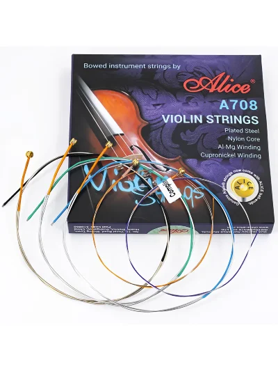 Струни для скрипки Alice A708 Multi-Filament Nylon Core