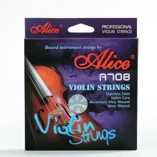 Alice A708 Violin Steel/Alum/Silver