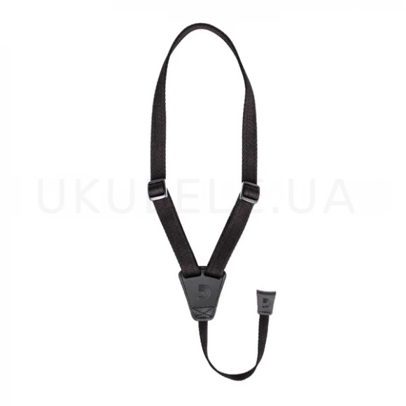 Ремінь для гітари D'Addario 19UKE00 Eco-Comfort Ukulele Strap (Black)