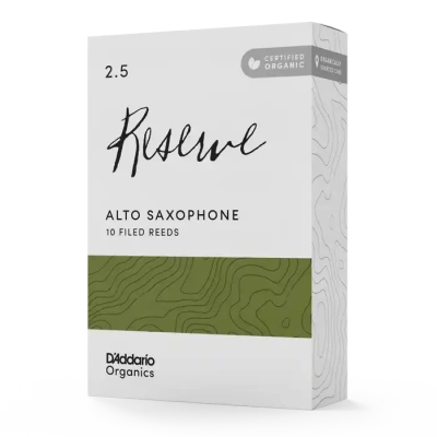 D&#039;Addario Organic Reserve - Alto Sax #2.5 - 10 Box