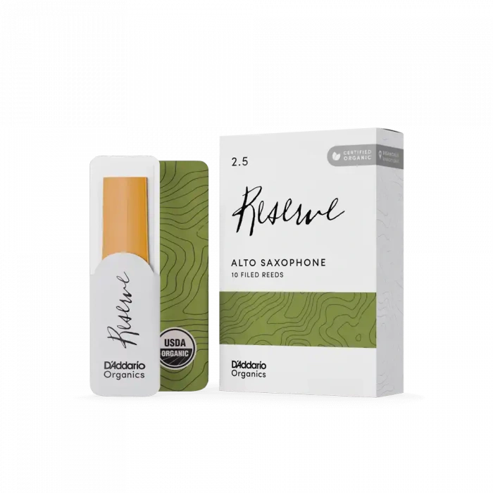 D'Addario Organic Reserve - Alto Sax #2.5 - 10 Box