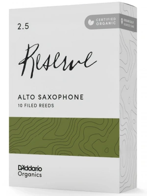 D'Addario ODJR1025 Organic Reserve Alto Sax #2.5 - 10 Box