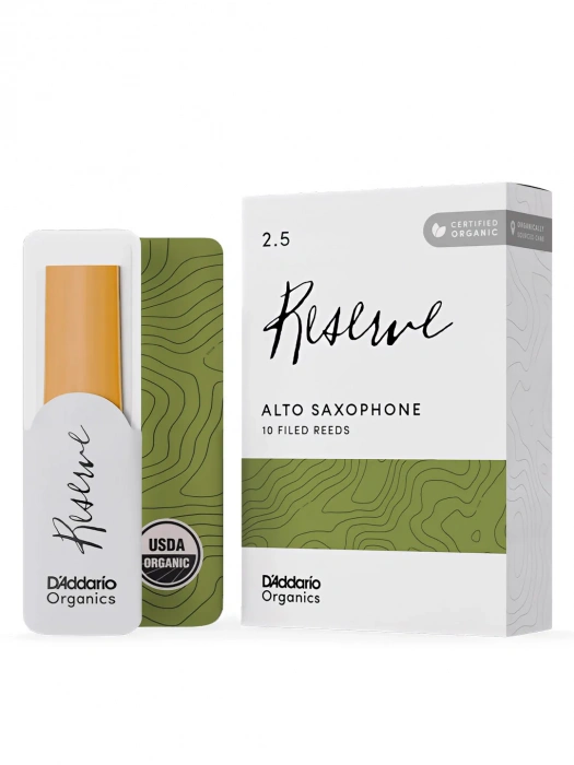 D'Addario ODJR1025 Organic Reserve Alto Sax #2.5 - 10 Box