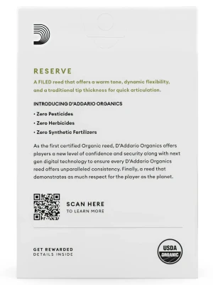 Тростина D'Addario ODJR1025 Organic Reserve Alto Sax #2.5 - 10 Box