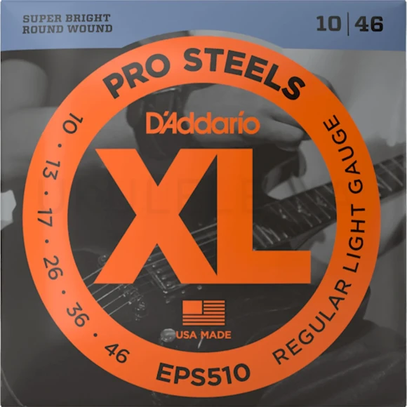 Струны D'Addario EPS510 XL Prosteels Regular Light 10-46