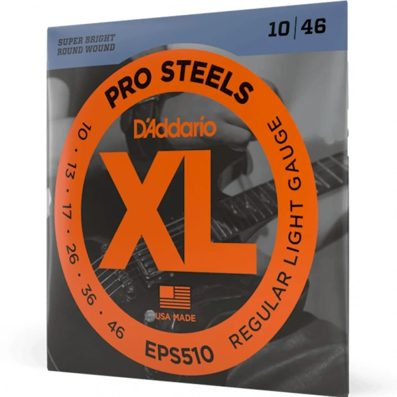 Струни D'Addario EPS510 XL Prosteels Regular Light 10-46 Струни D'Addario EPS510 XL Prosteels Regular Light 10-46