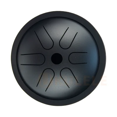 Глюкофон Hluru TP6-5.5 InkBlack 5.5" (14см) 6 нот Tongue Pocket Drum Cooper Steel