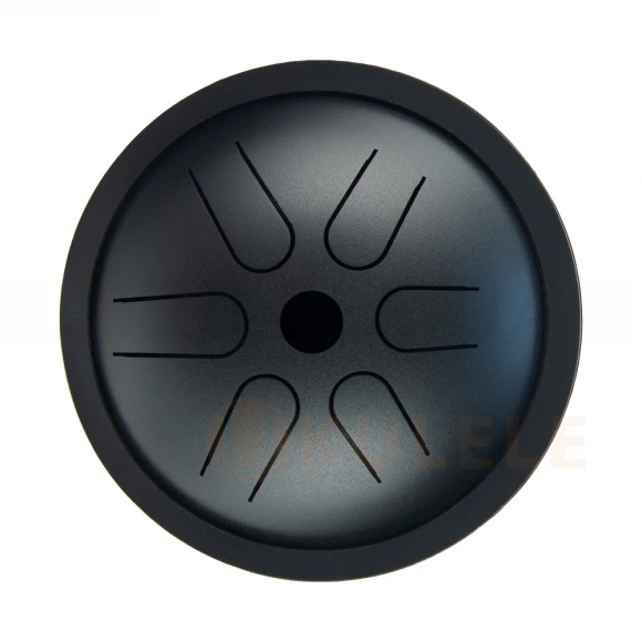 Глюкофон Hluru TP6-5.5 InkBlack 5.5" (14см) 6 нот Tongue Pocket Drum Cooper Steel