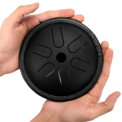 Глюкофон Hluru TP6-5.5 InkBlack 5.5" (14см) 6 нот Tongue Pocket Drum Cooper Steel
