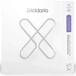 D'Addario XSAPB1152 XS Phosphor Bronze Custom Light 11-52