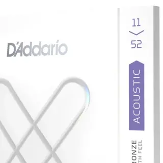 D'Addario XSAPB1152 XS Phosphor Bronze Custom Light 11-52