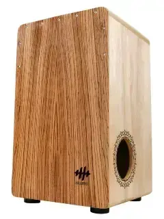 Hluru Cajon 49CN White Tiger - Zebra wood