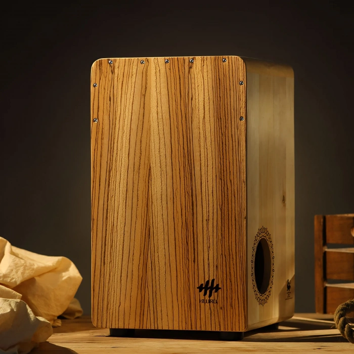 Кахон Кахон Hluru Cajon 49CN White Tiger - Zebra wood