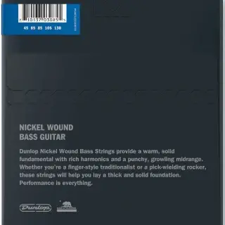 Dunlop DBN45130 Nickel Wound Medium 5-String 45-130