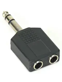 SoundKing CC312 2x1/4" Jack TS Female - 1/4" Jack TRS Male