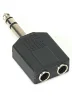 Перехідник SoundKing CC312 2x1/4" Jack TS Female - 1/4" Jack TRS Male