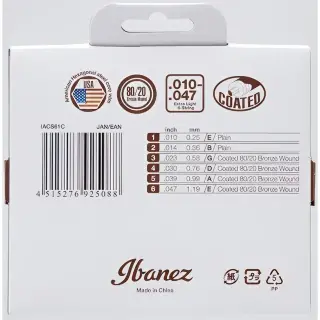 Ibanez IACS61C Acoustic Guitar String 10-47
