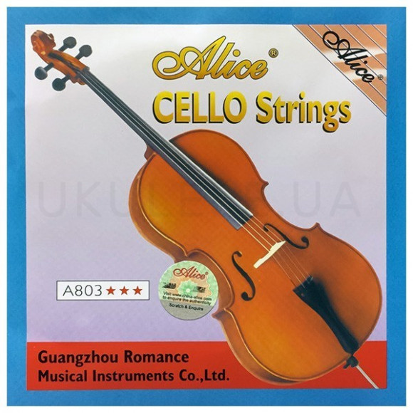 Струны Alice A803 Cello Nickel/Silver