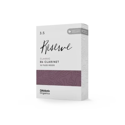 Тростина D'Addario Organic Reserve Classic Bb Clarinet #3.5 - 10 Box