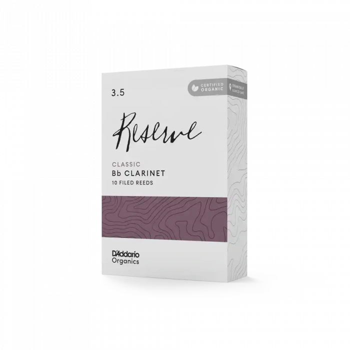D'Addario Organic Reserve Classic Bb Clarinet #3.5 - 10 Box