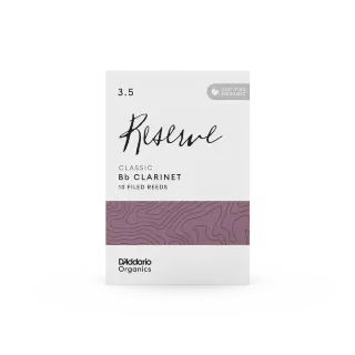 D'Addario Organic Reserve Classic Bb Clarinet #3.5 - 10 Box