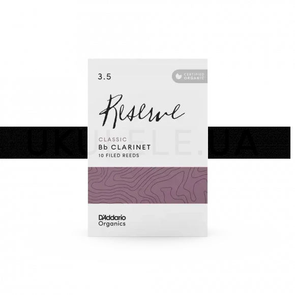Тростина D'Addario Organic Reserve Classic Bb Clarinet #3.5 - 10 Box