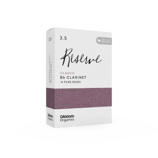 D'Addario Organic Reserve Classic Bb Clarinet #3.5 - 10 Box