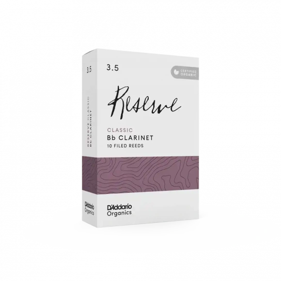 Трость D'Addario Organic Reserve Classic Bb Clarinet #3.5 - 10 Box Трость D'Addario Organic Reserve Classic Bb Clarinet #3.5 - 10 Box