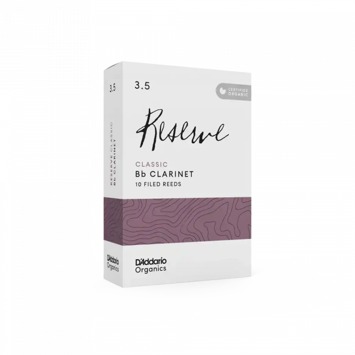 D'Addario Organic Reserve Classic Bb Clarinet #3.5 - 10 Box