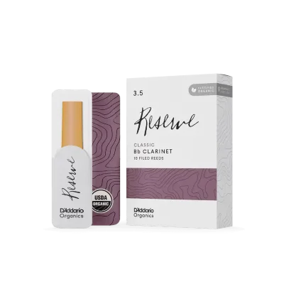 Тростина D'Addario Organic Reserve Classic Bb Clarinet #3.5 - 10 Box