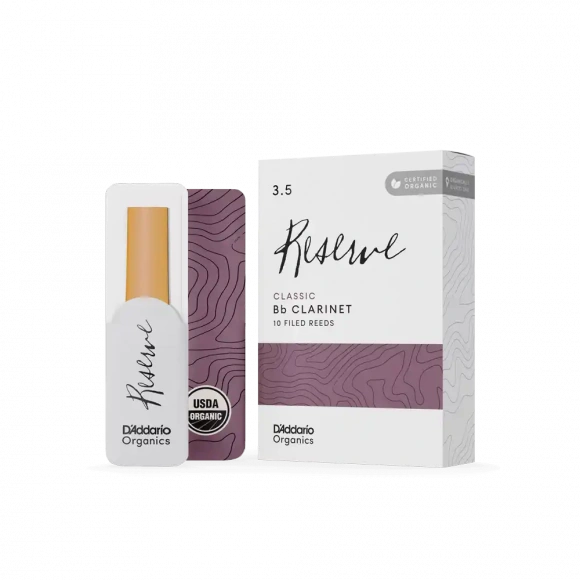 Трость D'Addario Organic Reserve Classic Bb Clarinet #3.5 - 10 Box Трость D'Addario Organic Reserve Classic Bb Clarinet #3.5 - 10 Box