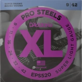 D'Addario EPS520 XL Prosteels Super Light 09-42 D'Addario EPS520 XL Prosteels Super Light 09-42