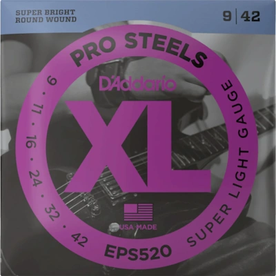 D&#039;Addario EPS520 XL Prosteels Super Light 09-42