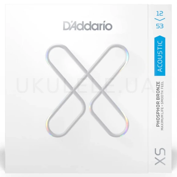 Струны D'Addario XSAPB1253 XS Phosphor Bronze Light 12-53