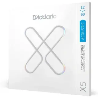 D'Addario XSAPB1253 XS Phosphor Bronze Light 12-53