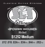 Струни SIT S1252 Jazz Light Power Wound Nickel 12/52