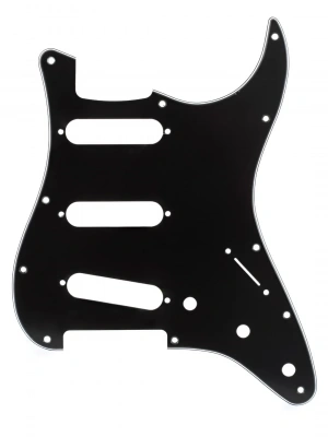 Dimarzio FG2108B 3-Ply Pickguard For Stratocaster (Black)