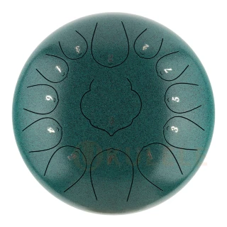 Hluru Huashu THD13-12 Malahite Tongue Drum (13notes 12" C major) Carbon Steel