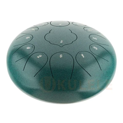 Глюкофон Hluru Huashu THD13-12 Malahite Tongue Drum (13notes 12" C major) Carbon Steel