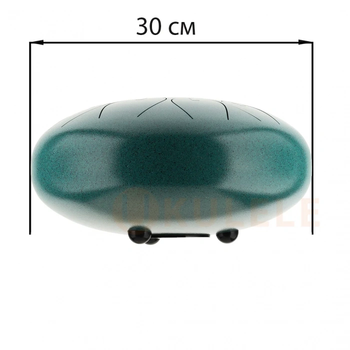 Глюкофон Глюкофон Hluru Huashu THD13-12 Malahite Tongue Drum (13notes 12" C major) Carbon Steel