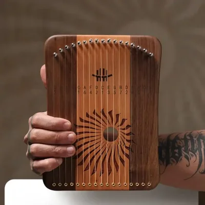 ЛІра Hluru Kalyre 17 strings Cherrywood＆Black Walnut