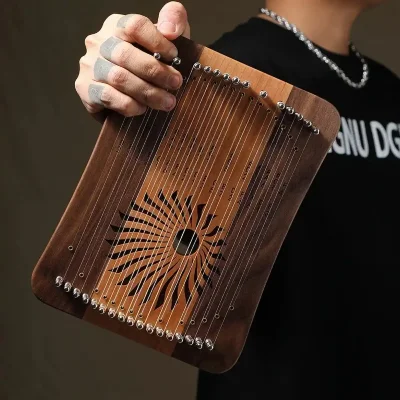 ЛІра Hluru Kalyre 17 strings Cherrywood＆Black Walnut