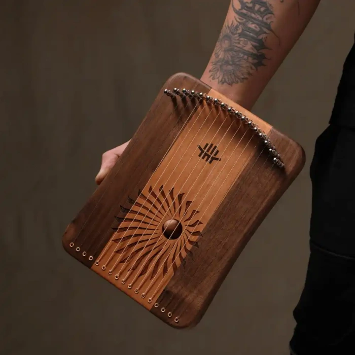 ЛІра ЛІра Hluru Kalyre 17 strings Cherrywood＆Black Walnut