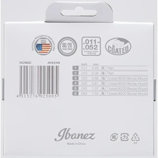 Ibanez IACS62C Acoustic Guitar String 11-52
