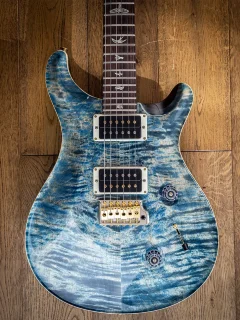 PRS Custom 24 10 Top (Faded Whale Blue) #0353991